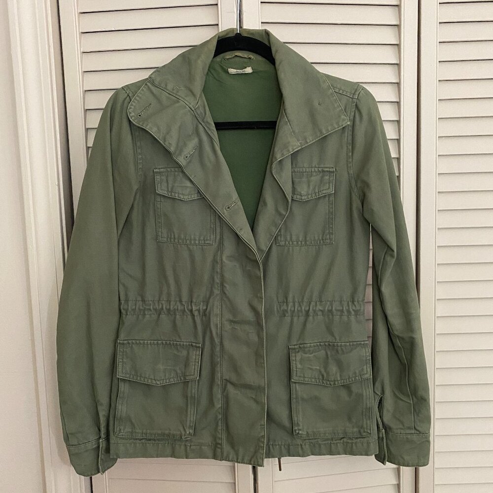 Ecote Urban Outfitters Green Canvas Utility Military Chore Coat Jacket Size XS